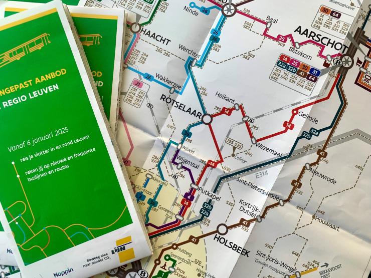 Routeplan De Lijn 2025