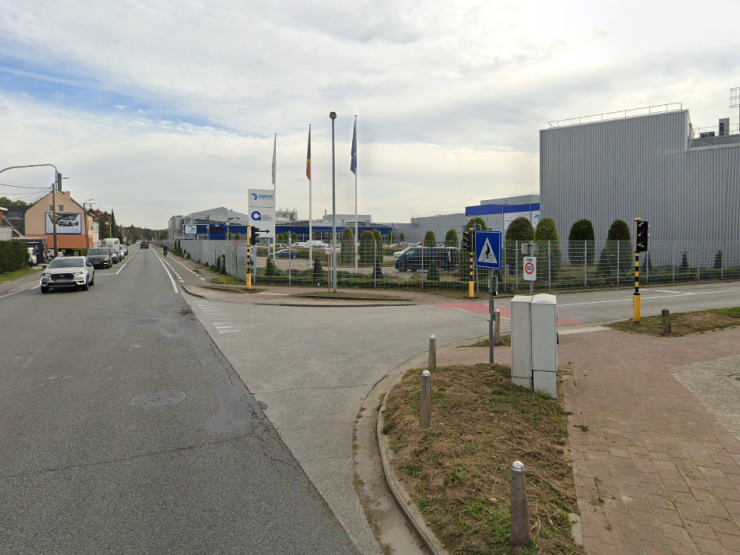 Kruispunt Stationsstraat en Astridstraat in Rotselaar.