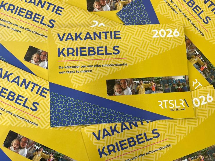 Kalender met vakantie-aanbod 2026, 'Vakantiekriebels'.