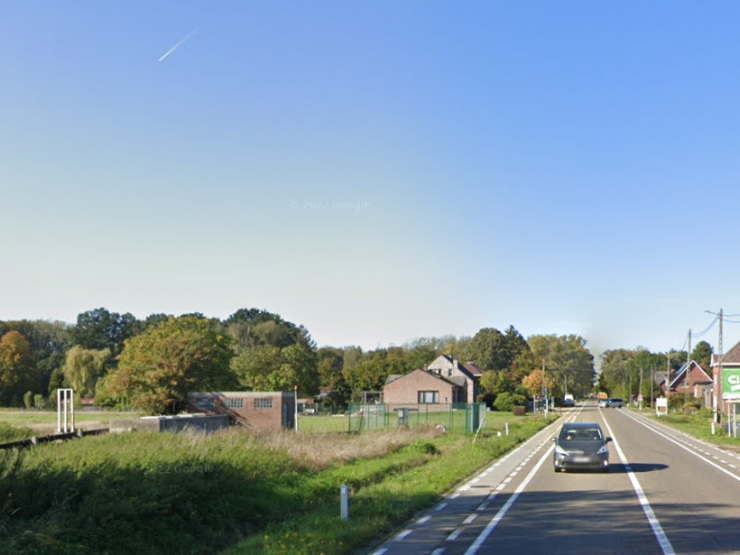 Pompstation langs de Provinciebaan.