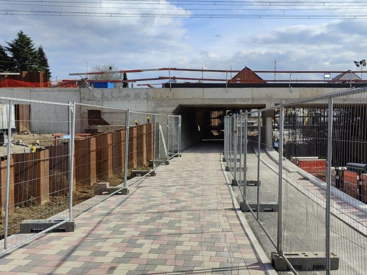 Tunnel Wezemaal-Station open voor voetgangers