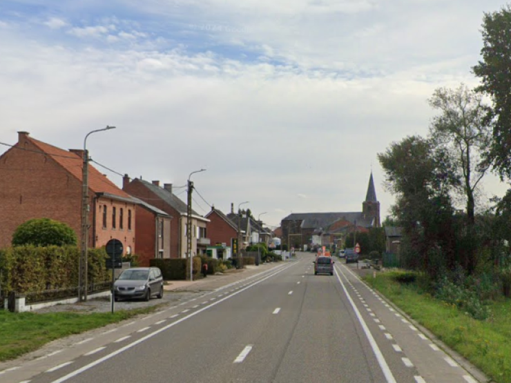 Provinciebaan in Rotselaar.